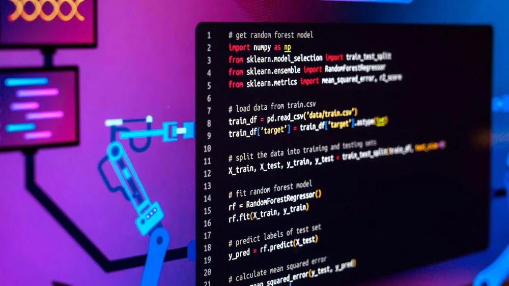 imagen de una pantallas mostrando un lenguaje de programación