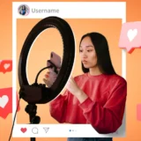influencer grabando